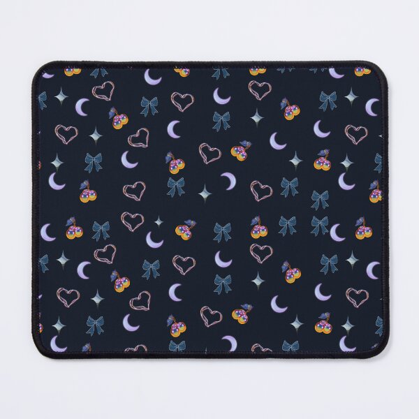 Item preview, bow,cherries,moon,star and heart background designed and sold by M-J-A-C.