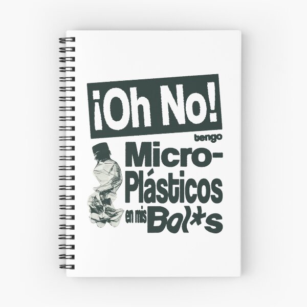 Item preview,  oh, microplastics! spanish (black) designed and sold by Jordanzzz.