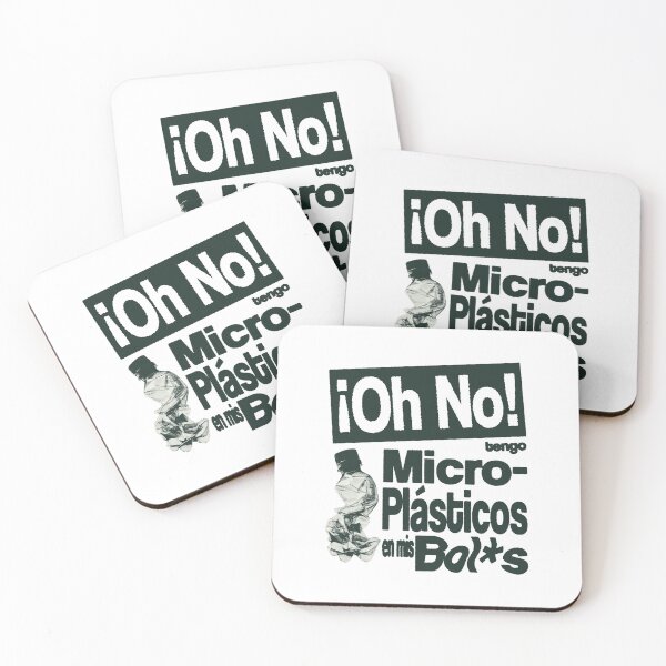 Item preview,  oh, microplastics! spanish (black) designed and sold by Jordanzzz.