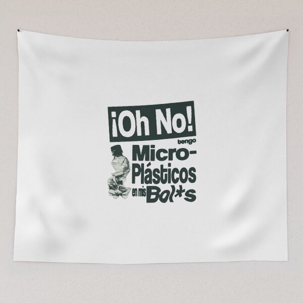 Item preview,  oh, microplastics! spanish (black) designed and sold by Jordanzzz.