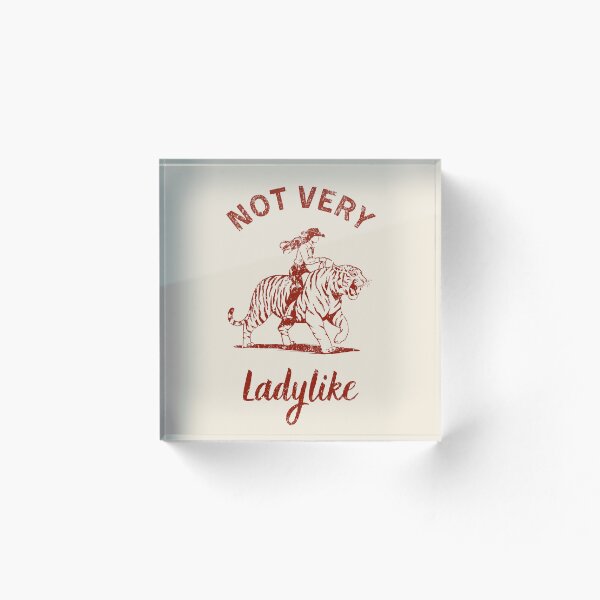 Item preview, Not very ladylike designed and sold by DesignCollectiv.