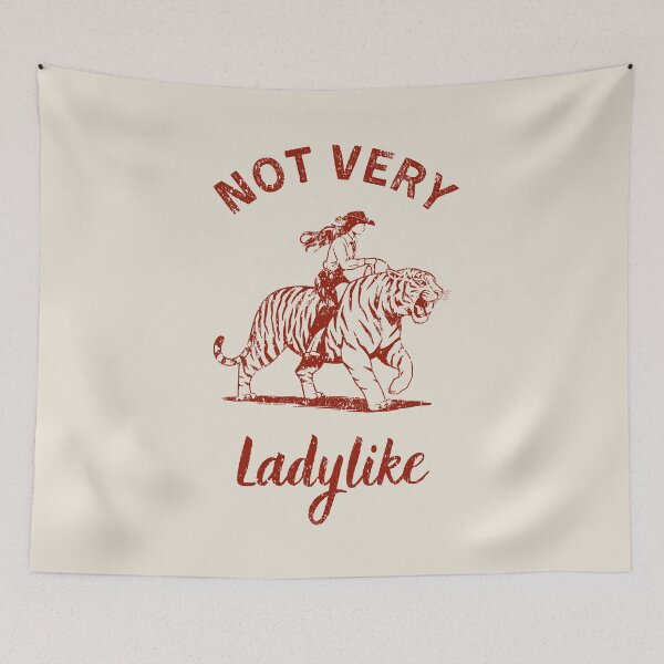 Item preview, Not very ladylike designed and sold by DesignCollectiv.