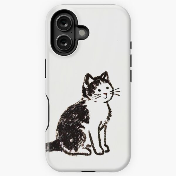Item preview, Cute Ink Sketch of a Cat designed and sold by SunkenCost.