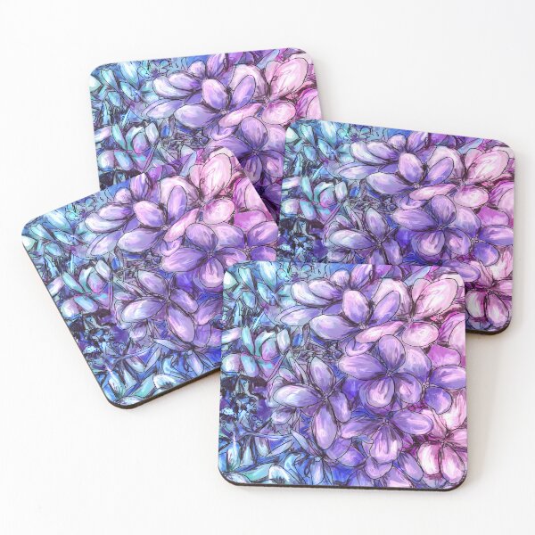 Item preview, Dreamy Hydrangeas – Abstract Floral Elegance designed and sold by Coral Leontine Arts.