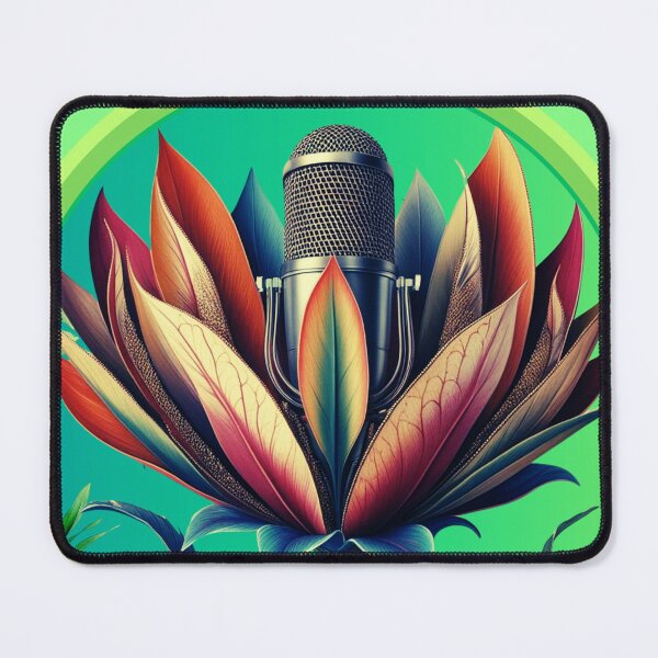 Item preview, Blooming Microphone Art - Sound in Full Bloom designed and sold by Snicker-Designs.