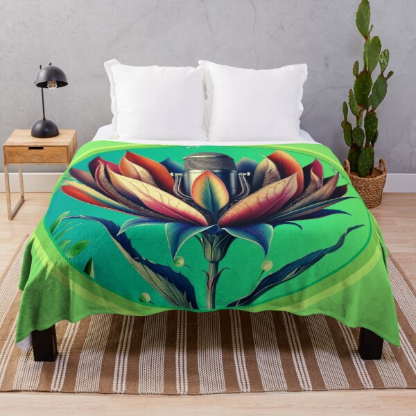 Item preview, Blooming Microphone Art - Sound in Full Bloom designed and sold by Snicker-Designs.