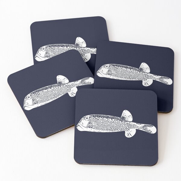 Item preview, Spotted Boxfish White Design  designed and sold by designsasstultd.