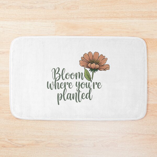 Item preview, Blooming Flower Breaking Through Cracked Concrete with Inspirational Quote designed and sold by zoughlal.