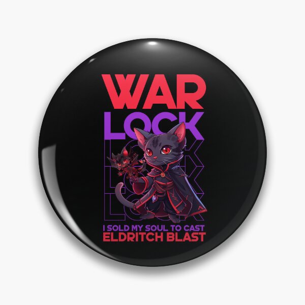 Item preview, Warlock Cat designed and sold by Not Enough Mana - RPG Stuff.