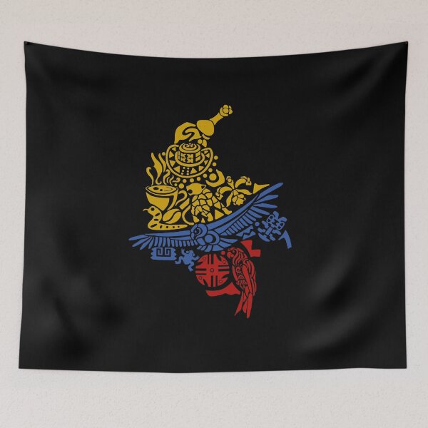 Item preview, Colombia tricolor collage design Minimalist designed and sold by FoxnakeChiros.