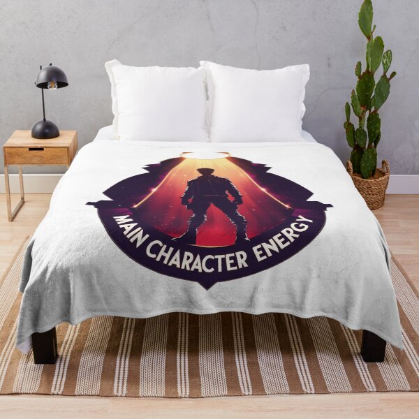 Item preview, Silhouette Under Spotlight with Main Character Quote designed and sold by zoughlal.
