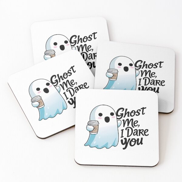 Item preview, Unimpressed Ghost with Coffee Cup and Sarcastic Quote designed and sold by zoughlal.