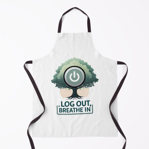 Item preview, Power Button Morphing into Tree with Mindful Quote designed and sold by zoughlal.