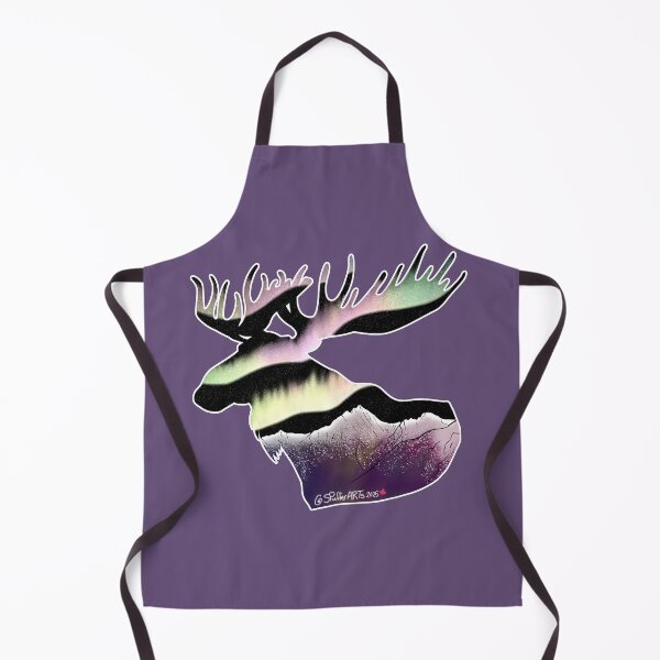 Item preview, Northern Lights - Moose  designed and sold by SPufferART.