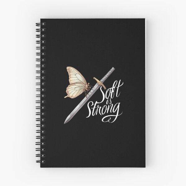 Item preview, Delicate Butterfly Resting on Steel Sword with Empowering Quote designed and sold by zoughlal.