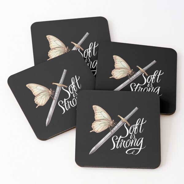 Item preview, Delicate Butterfly Resting on Steel Sword with Empowering Quote designed and sold by zoughlal.