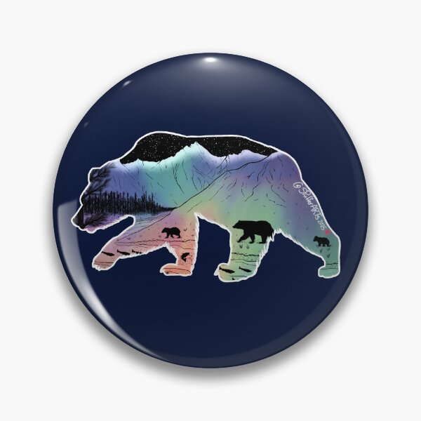 Item preview, Northern Lights - Bear designed and sold by SPufferART.