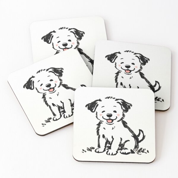 Item preview, Cute Puppy Ink Sketch designed and sold by SunkenCost.