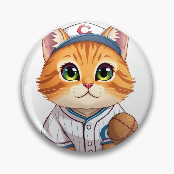 Item preview, Purrfect Pitch! Funny Cat Baseball T-Shirt - Cute Anime Kitten designed and sold by WorldRoverShirt.