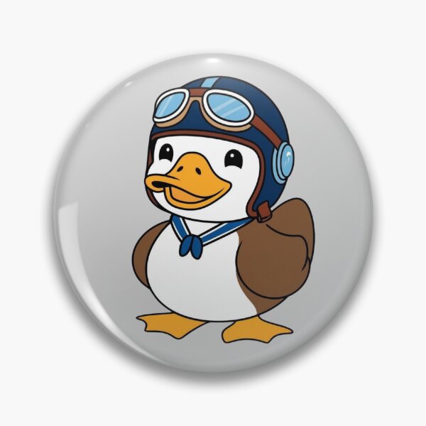 Item preview, Aviator Duck – Cute and Funny Pilot Bird Illustration designed and sold by Art Garden.