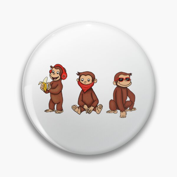 Item preview, Three Curious Monkeys ??? designed and sold by Creativeworksuk.