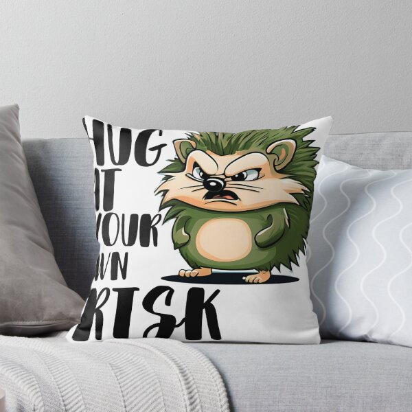 Item preview, grumpy hedgehog funny moody  designed and sold by amaturka.