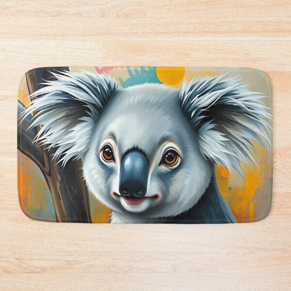 Item preview, Koala Portrait Australian Native Animal Wildlife Conservation designed and sold by kakarikihill.