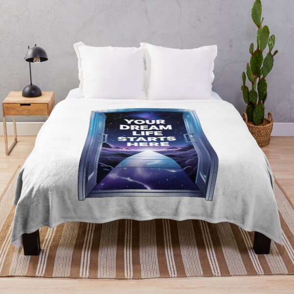Item preview, Open Door to Surreal Cosmic Landscape with Futuristic Typography designed and sold by zoughlal.