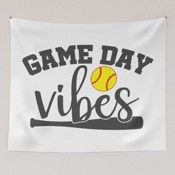 Item preview, GameDay Vibes – Softball Edition designed and sold by DivaDoodle.