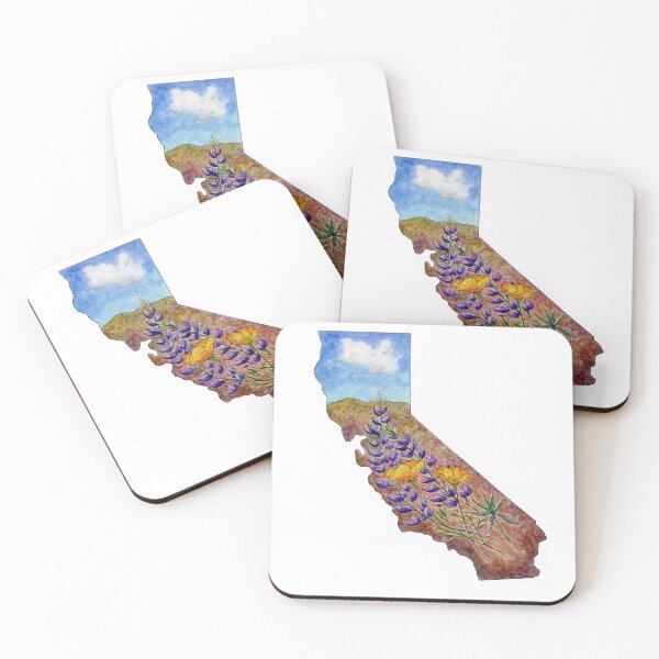 Item preview, California Wildflowers designed and sold by Rhiannon Wolfe Art .