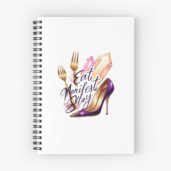 Item preview, Golden Fork Glowing Crystal High Heel Eat Manifest Slay Glamorous Success Driven designed and sold by zoughlal.