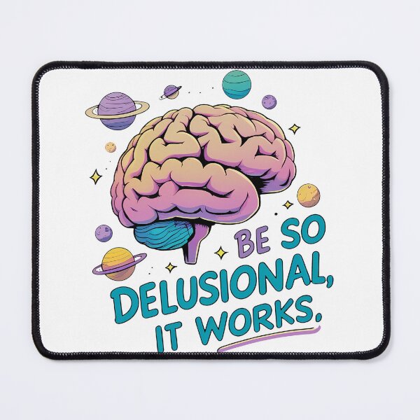 Item preview, Brain Floating Among Planets Be So Delusional It Works Limitless Thinking Playful designed and sold by zoughlal.