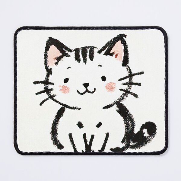 Item preview, Cute Cat Ink Sketch designed and sold by SunkenCost.