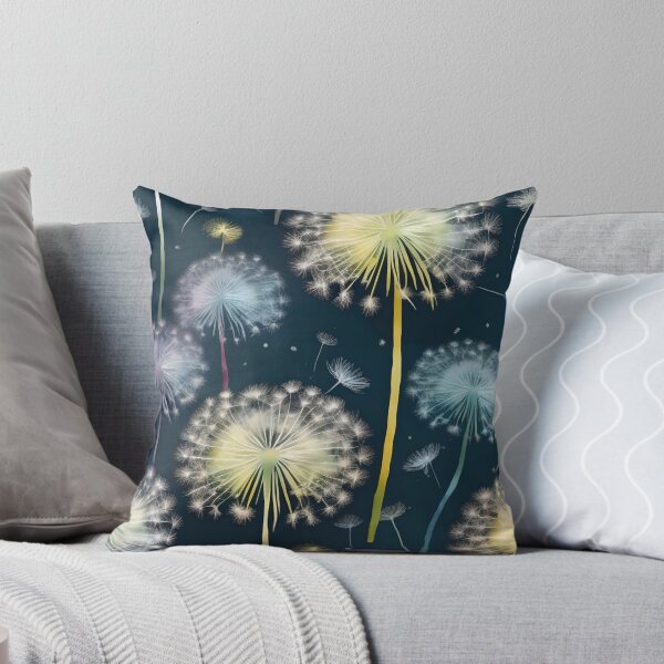 Item preview, Dandelion Flowers Scattered In The Air Pastel Colors designed and sold by Ciervo Primavera.