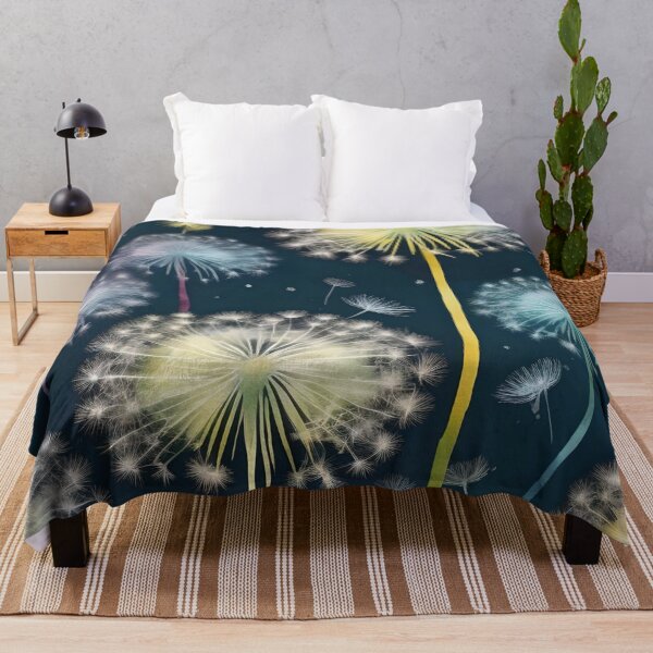 Item preview, Dandelion Flowers Scattered In The Air Pastel Colors designed and sold by Ciervo Primavera.