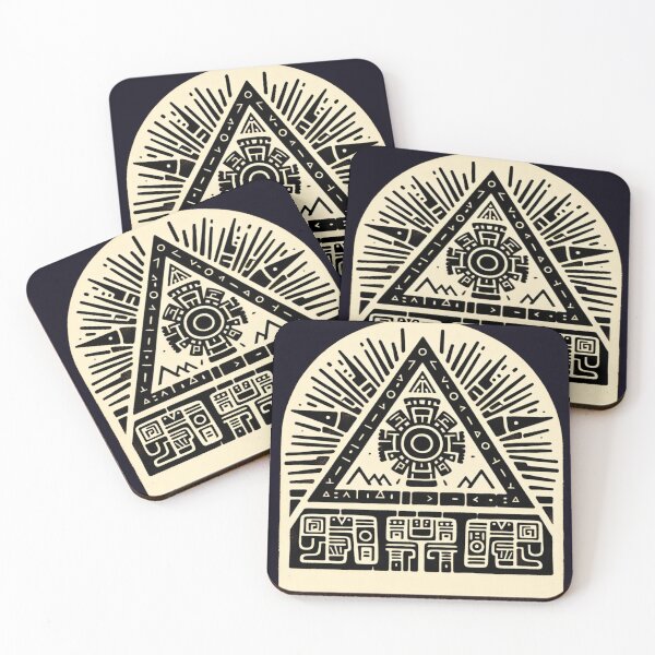 Item preview, Triangle with hieroglyphs designed and sold by  ViralVisionsCreating .