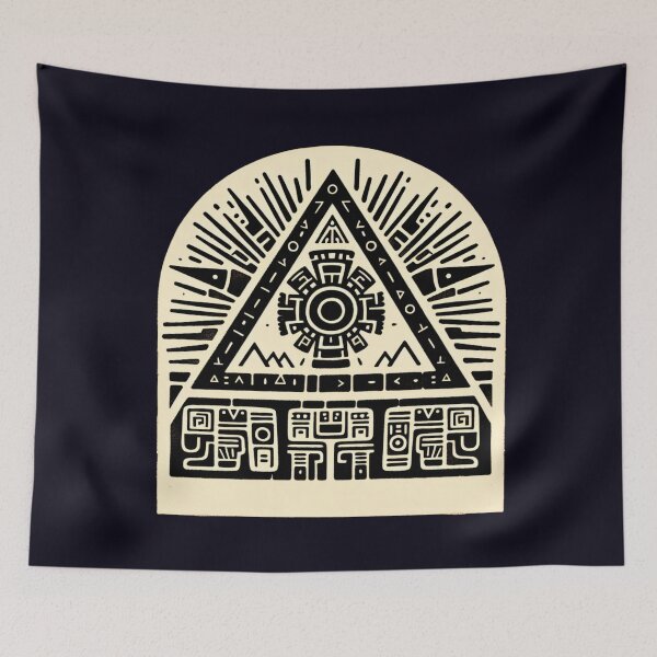 Item preview, Triangle with hieroglyphs designed and sold by  ViralVisionsCreating .