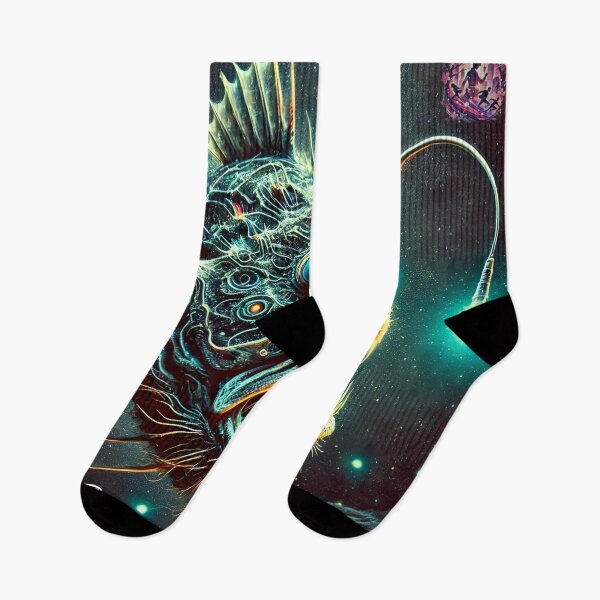Item preview, Cosmic Angler – Bioluminescent Deep Sea Horror | KMotionChronicles designed and sold by KMChronicles.