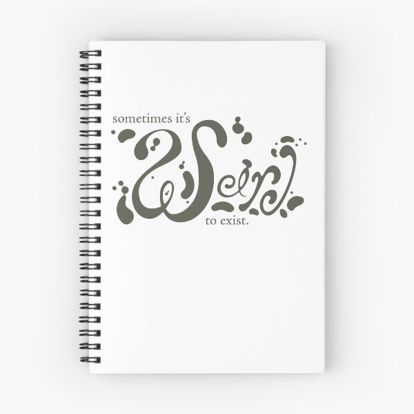 Item preview, Sometimes It's weird to exist - Black designed and sold by HelveticaHero Designs.