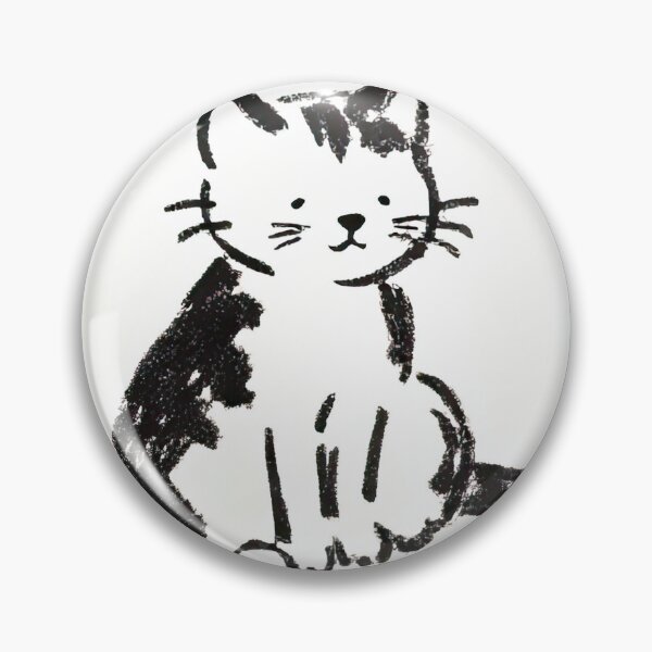 Item preview, Cute Ink Sketch of a Playful Cat designed and sold by SunkenCost.