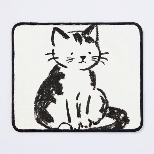 Item preview, Cute Ink Sketch of a Playful Cat designed and sold by SunkenCost.