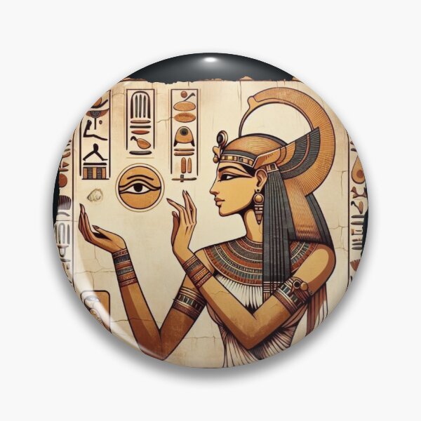 Item preview, Egyptian Goddess Nephthys Mystical Lunar Deity Ancient Egypt Art Winged Protector Spiritual Boho Gift designed and sold by AnalajiaDesigns.