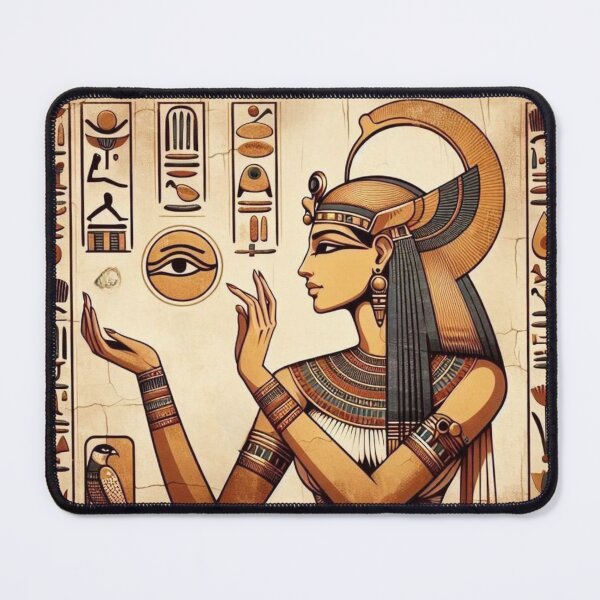 Item preview, Egyptian Goddess Nephthys Mystical Lunar Deity Ancient Egypt Art Winged Protector Spiritual Boho Gift designed and sold by AnalajiaDesigns.