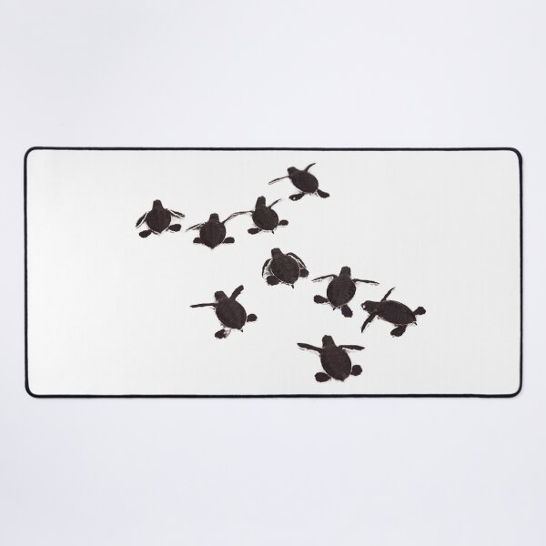 Item preview, Baby Sea Turtle Silhouettes designed and sold by Marine Wonders.