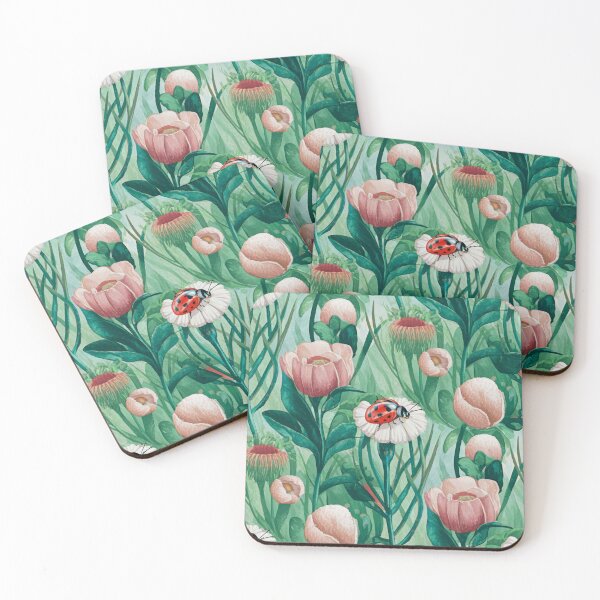 Item preview, Flowers - Ladybird On A Flower  designed and sold by CanvasCarousel.