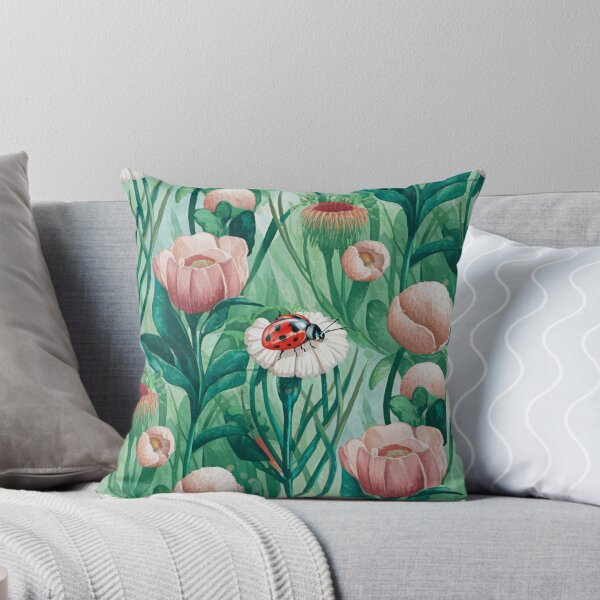 Item preview, Flowers - Ladybird On A Flower  designed and sold by CanvasCarousel.