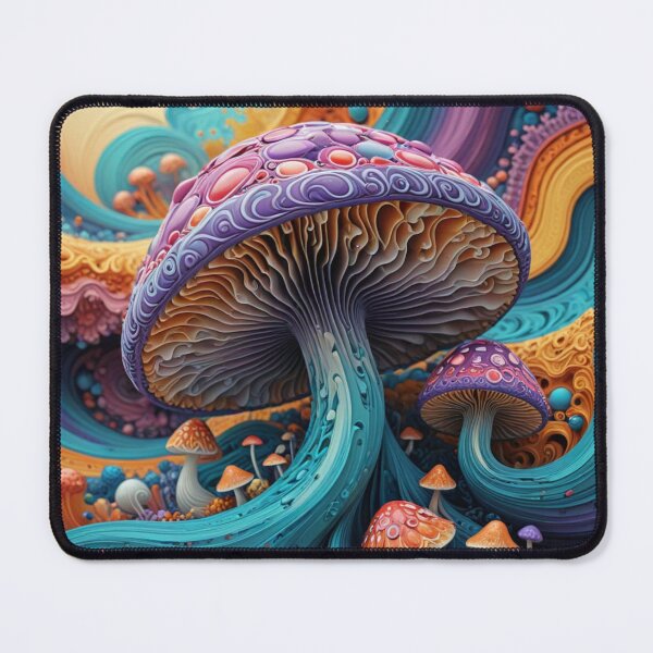 Item preview, Psychedelic Mushroom Fantasy designed and sold by Harmonic_Layers.