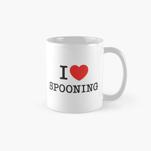 Item preview, I Love Spooning | Funny Spooning Quote Shirt | Cute Relationship Humor | Cozy Couple designed and sold by PaintedPixels01.