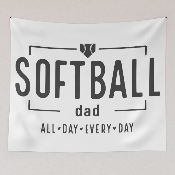 Item preview, Softball Dad All Day Every Day designed and sold by DivaDoodle.