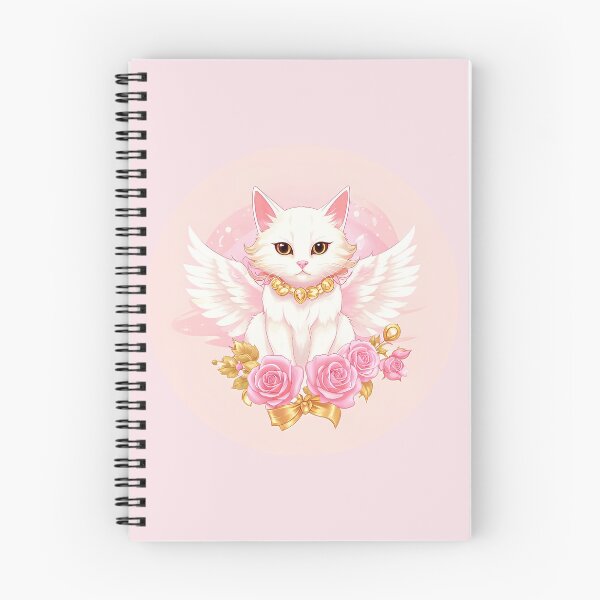 Item preview, Cat angel among roses. designed and sold by Natalia-Vlad.